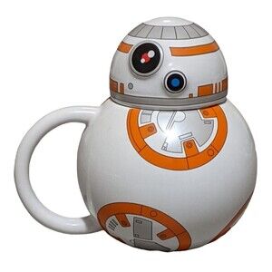 Star wars BB-8 mug hot beverage cup with lid